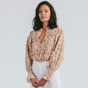 CLEOBELLA Rena Blouse Tamil Block Print